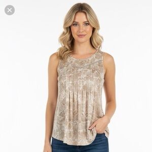 Sleeveless Snakeprint patterned Womens Top/Blouse/Shirt